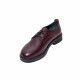 DHN Kadın Bordo Renk Bağcıklı Loafer Ayakkabı